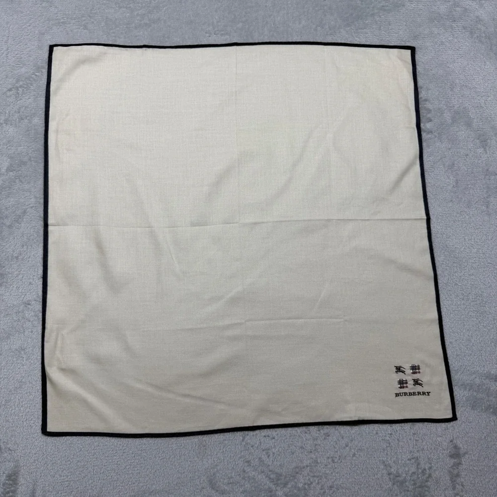 Burberry Vintage Multicolor Handkerchief Scarf Nova Check Choice Authentic